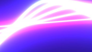 Pürüzsüz Mavi Işık Dalgalanması Çerçevenin Karşısından Hafifçe