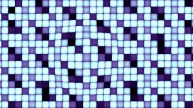 Geometrik Desenlerle Canlı Neon Disko Izgara Hareketi