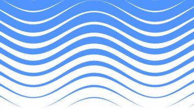 Dinamik Mavi Dalgalar: Hareket halindeki Yatay Çizgileri Genişletiyor