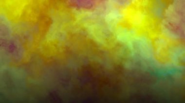 Gün batımının canlı harmonisi Sıvı Hareketindeki Renkler