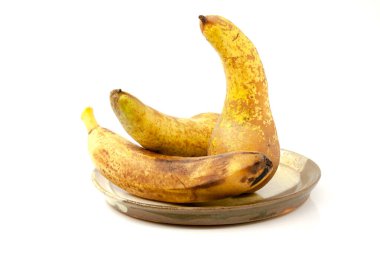 Seramik tabakta armut ve muz