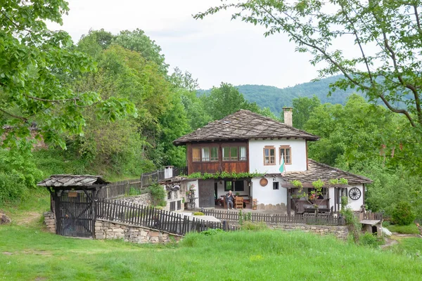 Bozentsi Bulharsko Května 2023 Jarní Panorama Starých Domů Architektonicko Historické — Stock fotografie