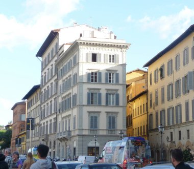 Floransa, İtalya 7 Ekim 2019: Floransa İtalya 'nın orta kesiminde ve Toskana bölgesinin başkenti.