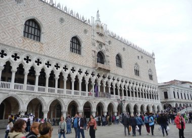 Venedik, İtalya, 9 Ekim 2019: Venedik, İtalya 'nın kuzeydoğusunda ve Venedik bölgesinin başkentidir.