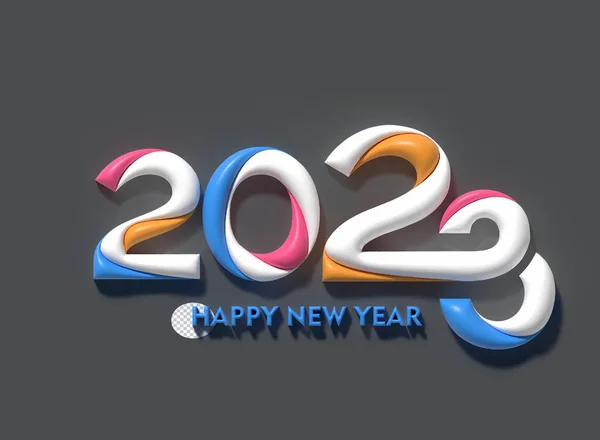 Feliz Ano Novo 2018 Texto Com Números Prata Branco — Fotografia de Stock