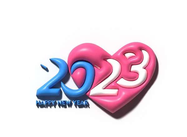 2023 Feliz Año Nuevo Elemento Diseño Tipografía Texto — Foto de Stock