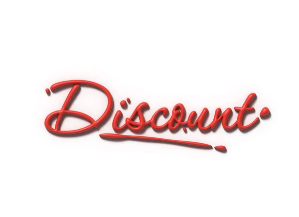 Sale Discount Lettering Typografische Illustration Design — Stockfoto