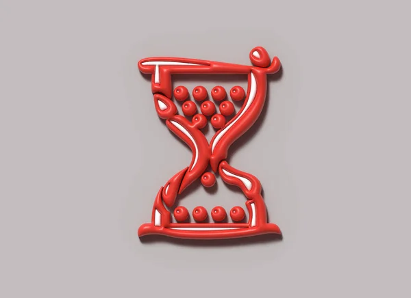 Timglasmus Symbol Illustration Design — Stockfoto