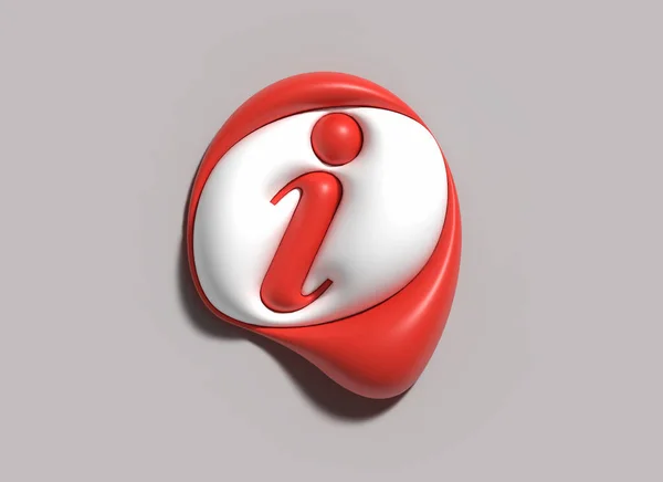 Bilgi Web Simgesi Logosu Illüstrasyon Tasarımı — Stok fotoğraf