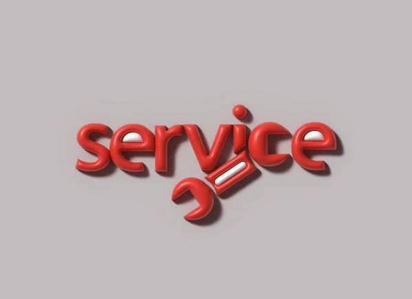 Diseño Ilustración Del Logotipo Del Web Icon Del Servicio —  Fotos de Stock