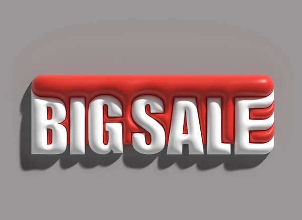 Big Sale Lettrage Typographique Illustration Design — Photo
