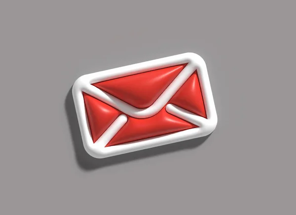 Emailová Ikona Ilustrace Design — Stock fotografie