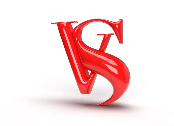 Gegen Sign Render Company Letter Logo — Stockfoto