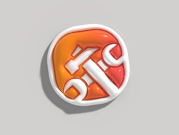 Настройка Логотипа Фирменный Логотип Корпоративный Логотип — стоковое фото