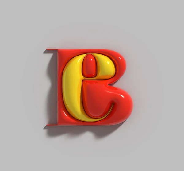 Branding Εταιρική Ταυτότητα Render Company Letter Logo — Φωτογραφία Αρχείου