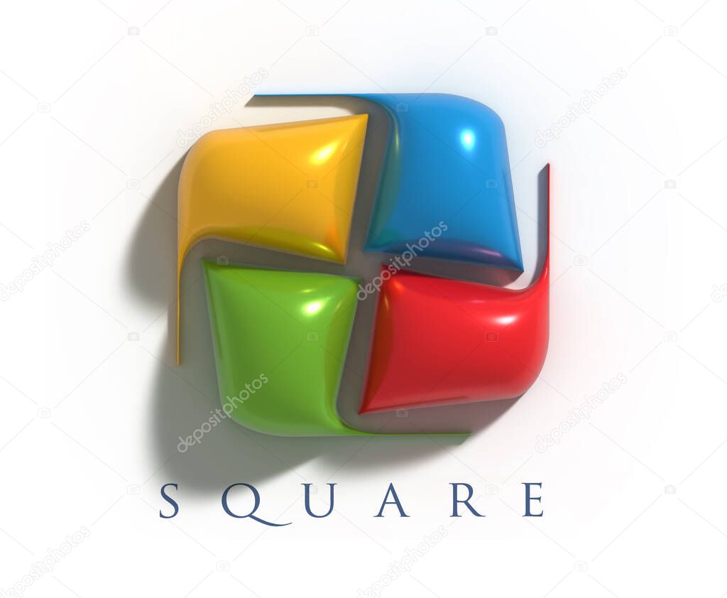 Creative Square Logo Template Illustration Design