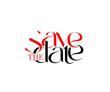 Düğün davetiyesi işi, pazarlama ve reklamcılık için randevu afişini saklayın. Vektör illüstrasyonu.