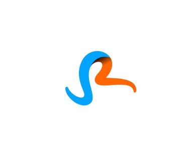 V R Dünya Logosu Marka Kimlik Kurumsal Vektör Logosu Tasarımı.