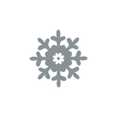snowflake icon. Vector illustration snowflake logo. flat snowflake