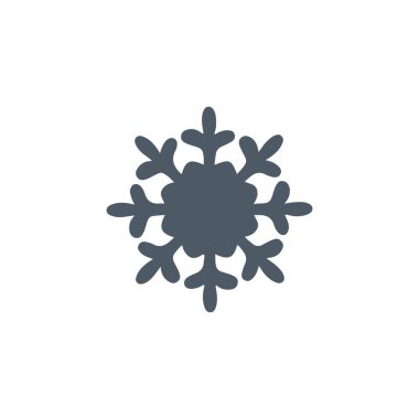 snowflake icon. Vector illustration snowflake logo. flat snowflake