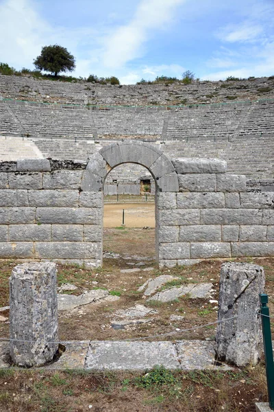 Dodona Greece August Ancient Theater Dodona August 2022 Dodona Greece 免版税图库照片