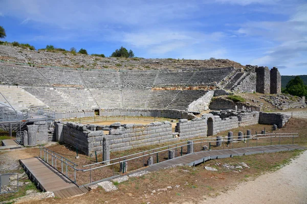Dodona Greece August 古代ドドーナの劇場 2022 ギリシャのドドーナで ロイヤリティフリーのストック写真