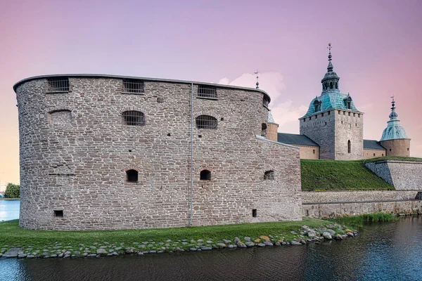 Castelo Kalmar Era Conhecido Como Chave Reino Devido Sua Localização Fotografias De Stock Royalty-Free