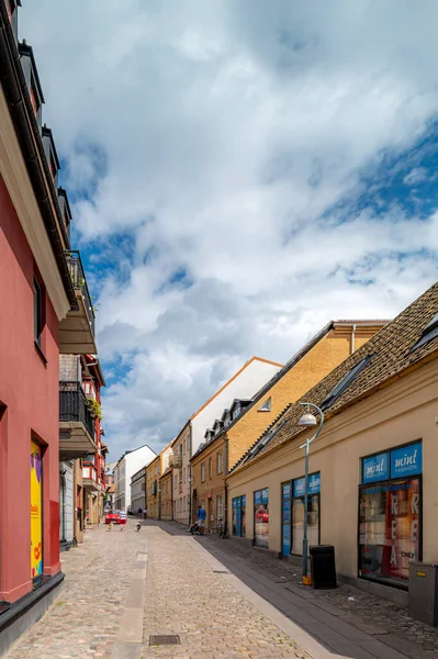 赫尔辛堡 2019年8月16日 赫尔辛堡市中心的街景 — 图库照片