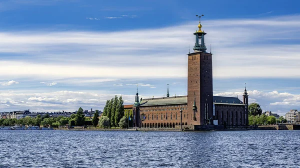 Stockholm Szwecja Lipiec 2022 Widok Budynku Ratusza Gamla Stan Zdjęcie Stockowe
