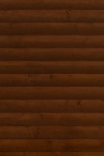 Detail Einer Dunkelbraunen Holzwand Aus Brettern — Stockfoto