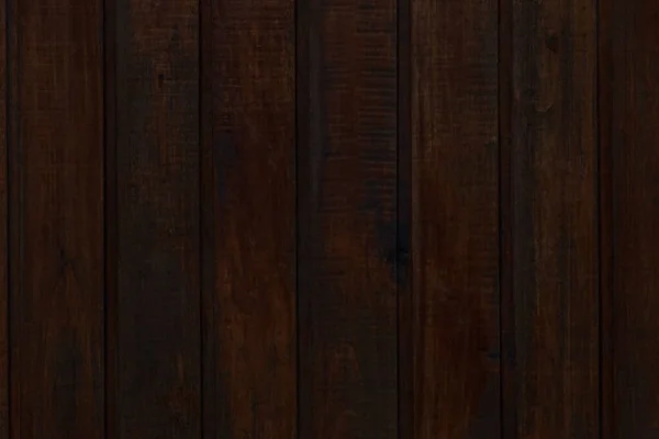 用木板做的深褐色木制栅栏 — 图库照片