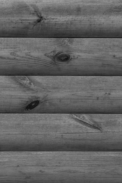 用木板制成的木墙的黑白照片 — 图库照片