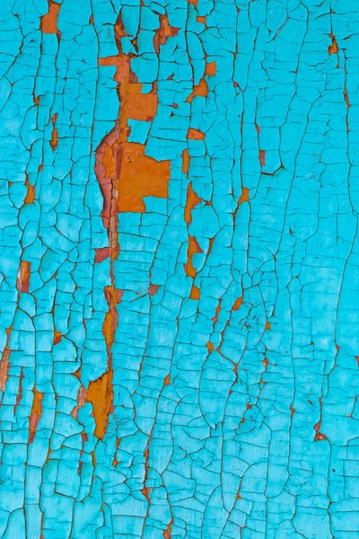 Крупный План Старых Окрашенных Бирюзовый Цвет Деревянных Досок Фоне — стоковое фото