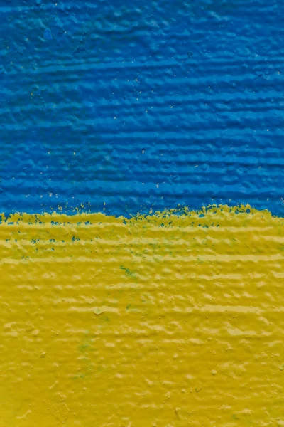 Ukrainian Flag Painted Wall Background — Fotografia de Stock