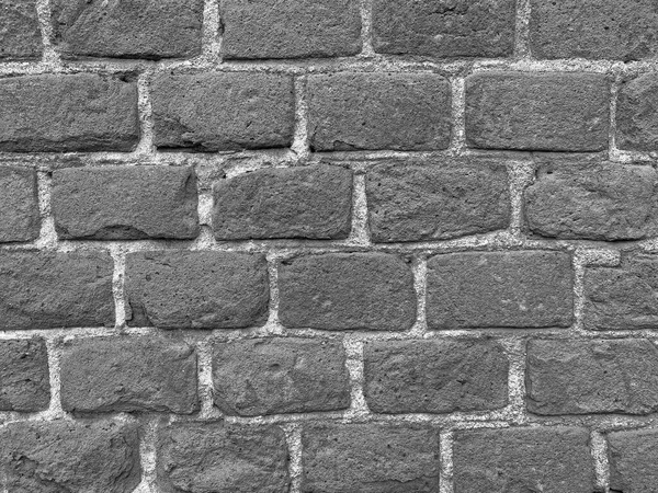 Bauhintergrund Schwarz Weiß Foto Einer Wand Aus Ziegeln — Stockfoto