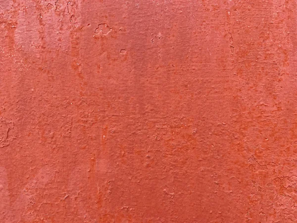 Zbliżenie Metalowe Ściany Malowane Kolorze Czerwonym — Zdjęcie stockowe