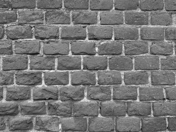Schwarz Weiß Foto Der Alten Backsteinmauer — Stockfoto