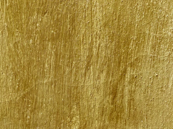 Textura Parede Cimento Concreto Pintado Cor Dourada — Fotografia de Stock