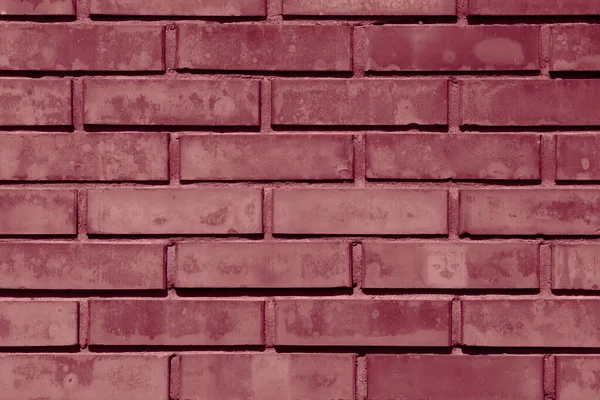Brick Stone Wall Background Colored Cordovan Color — Stock Photo, Image