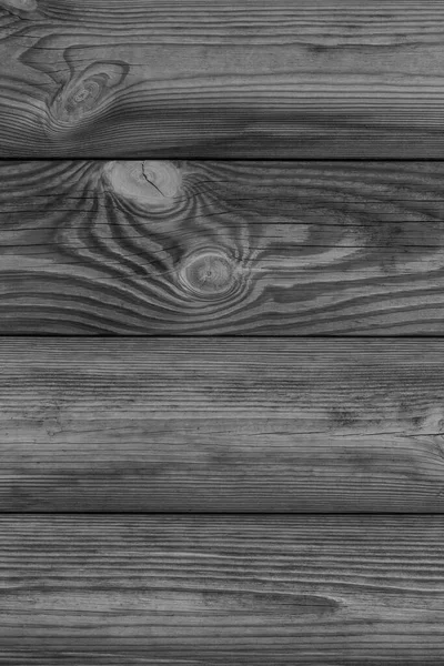 板で作られた木製の壁の白黒写真背景 — ストック写真