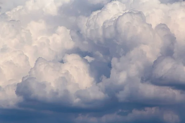 Vista Sobre Nuvens Trovoadas Céu — Fotografia de Stock