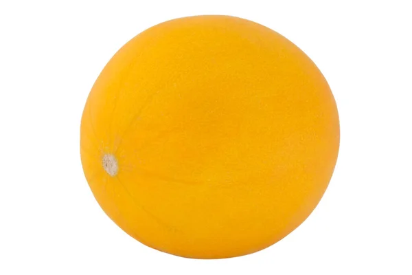 Hela Mogen Melon Isolerad Vit Bakgrund — Stockfoto