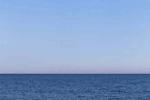 Vue Sur Mer Noire Ciel Bleu Clair — Photo