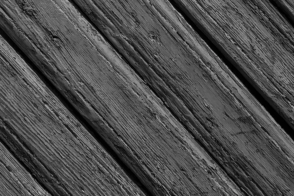 Черно Белая Фотография Старого Покрашенного Деревянного Забора Диагональных Досок — стоковое фото