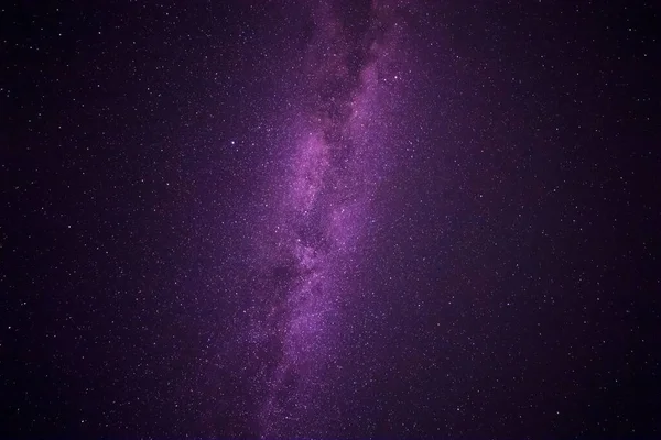 View Milky Way Galaxy Dark Night Sky — Stock Photo, Image
