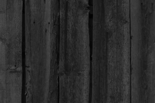 Чорно Біле Фото Старого Сільського Дерев Яного Паркану Дощок — стокове фото