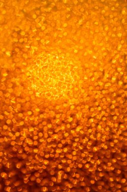 Soyut arkaplan: Güneş ışığındaki donmuş pencereye bak