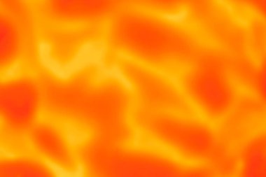 Soyut suluboya arkaplan: turuncu ve sarı boya fırçası lekelerinin kapatılması