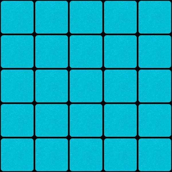 soyut dikişsiz desen: turkuaz rengi siyah arkaplanda parlak yuvarlak kare karolar