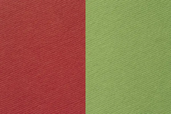 Yasak ve izin verilen kurallar için soyut boş arkaplan: kırmızı ve yeşil çizgili kartonların kapatılması